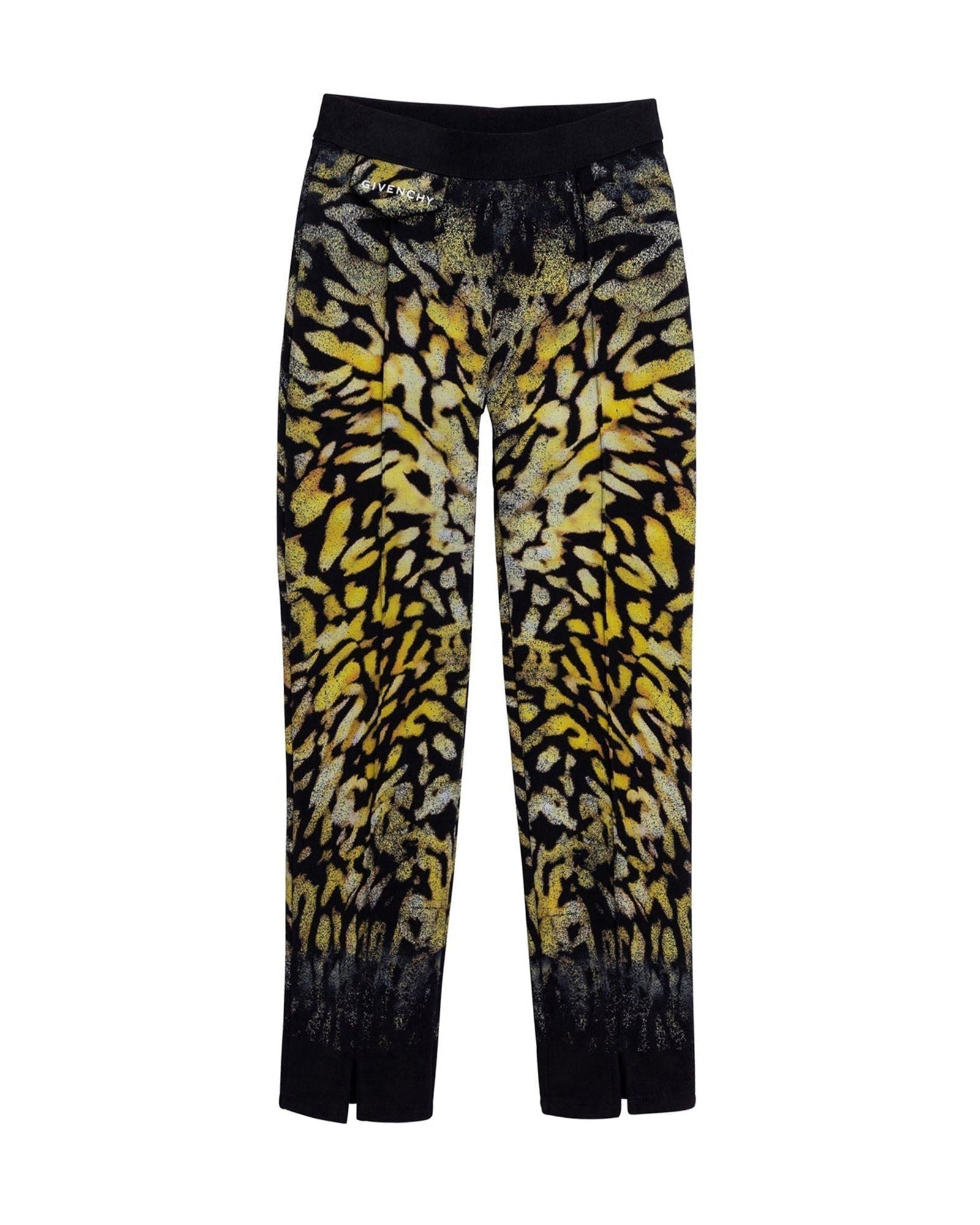 Pantalon en coton à imprimé Animal - Black