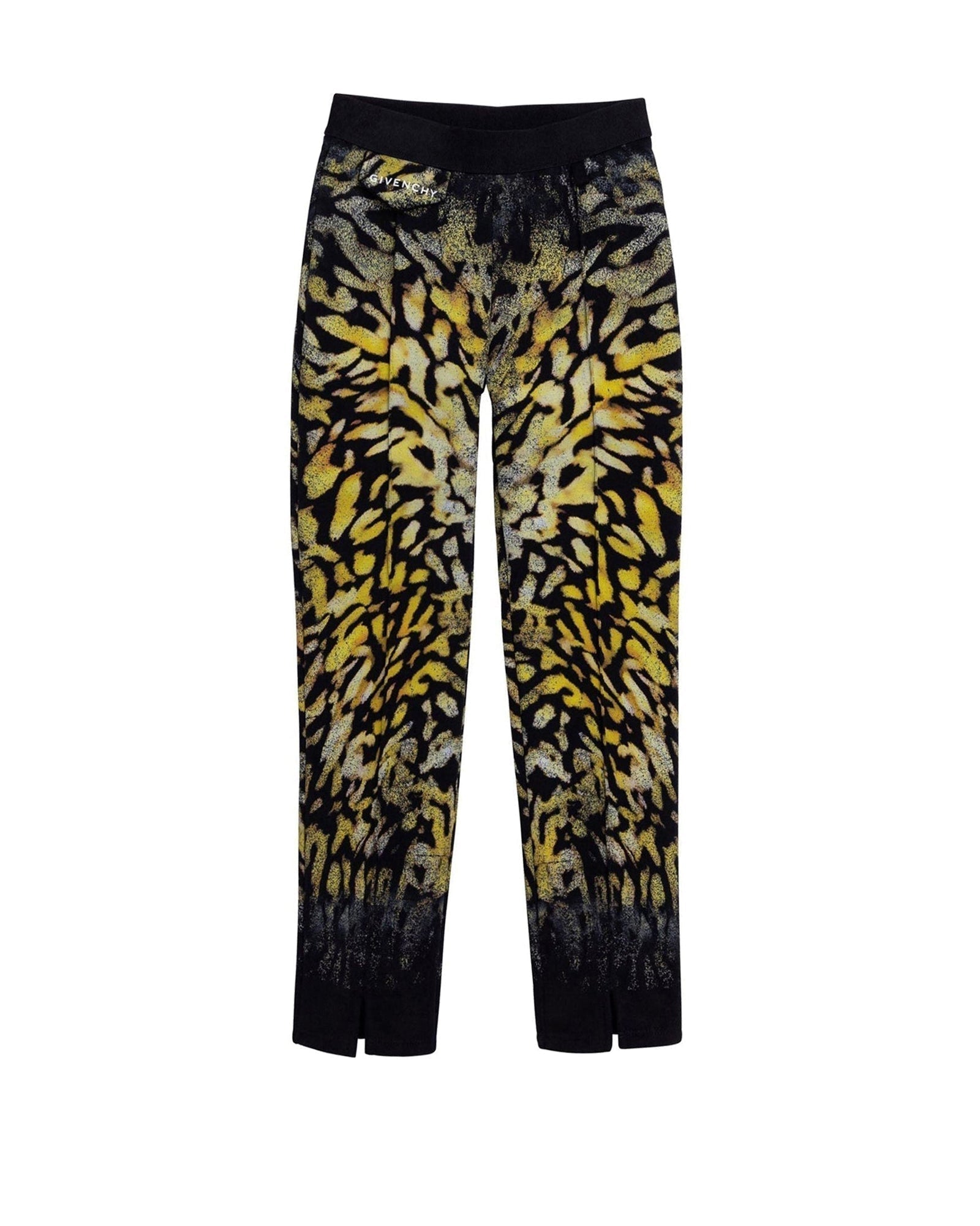 Pantalon en coton à imprimé Animal - Black