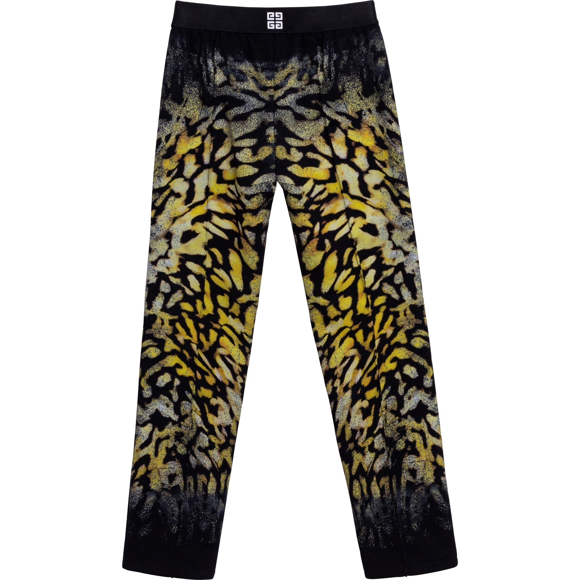 Pantalon en coton à imprimé Animal - Black