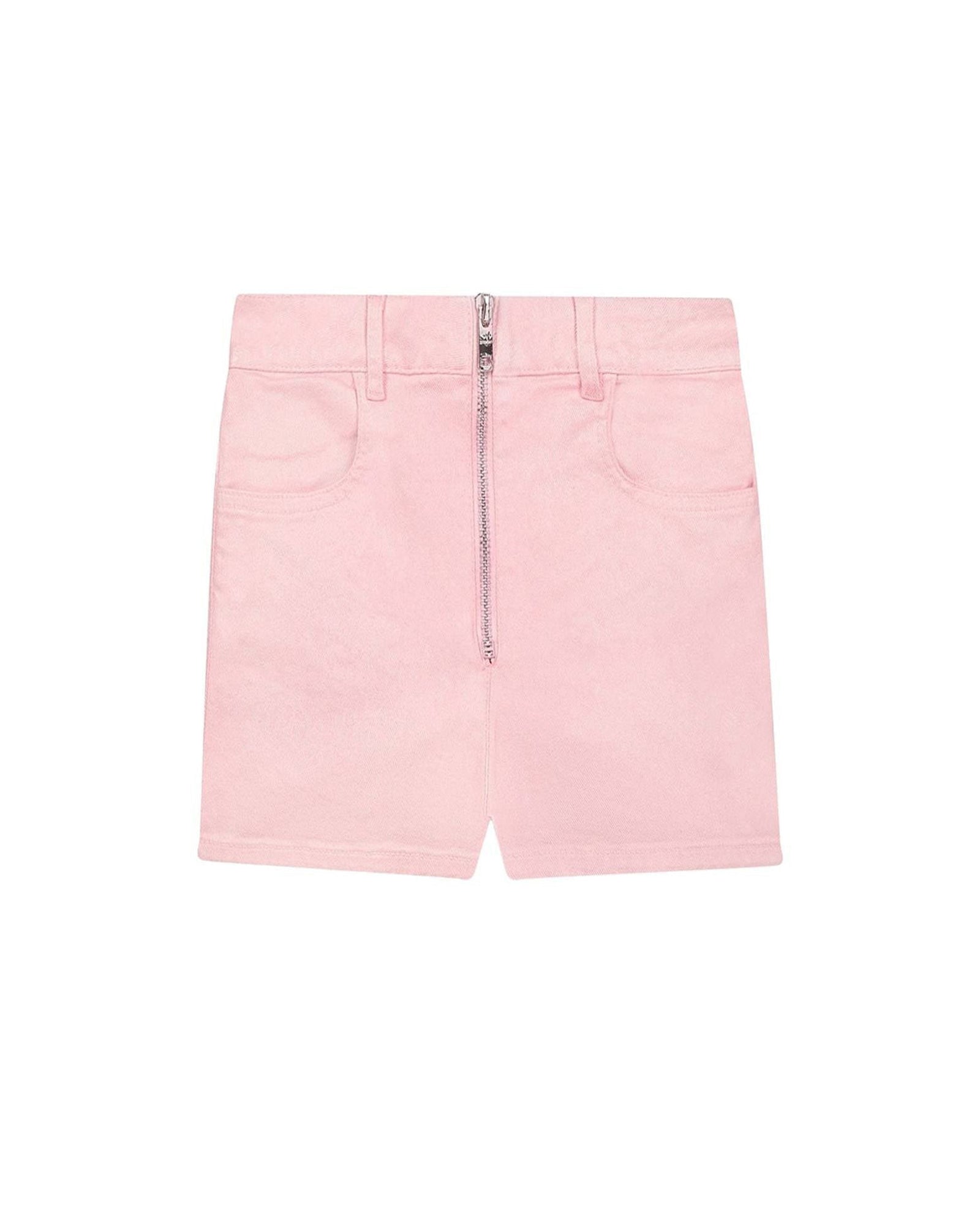 Short à zip effet nacré - Marshmallow