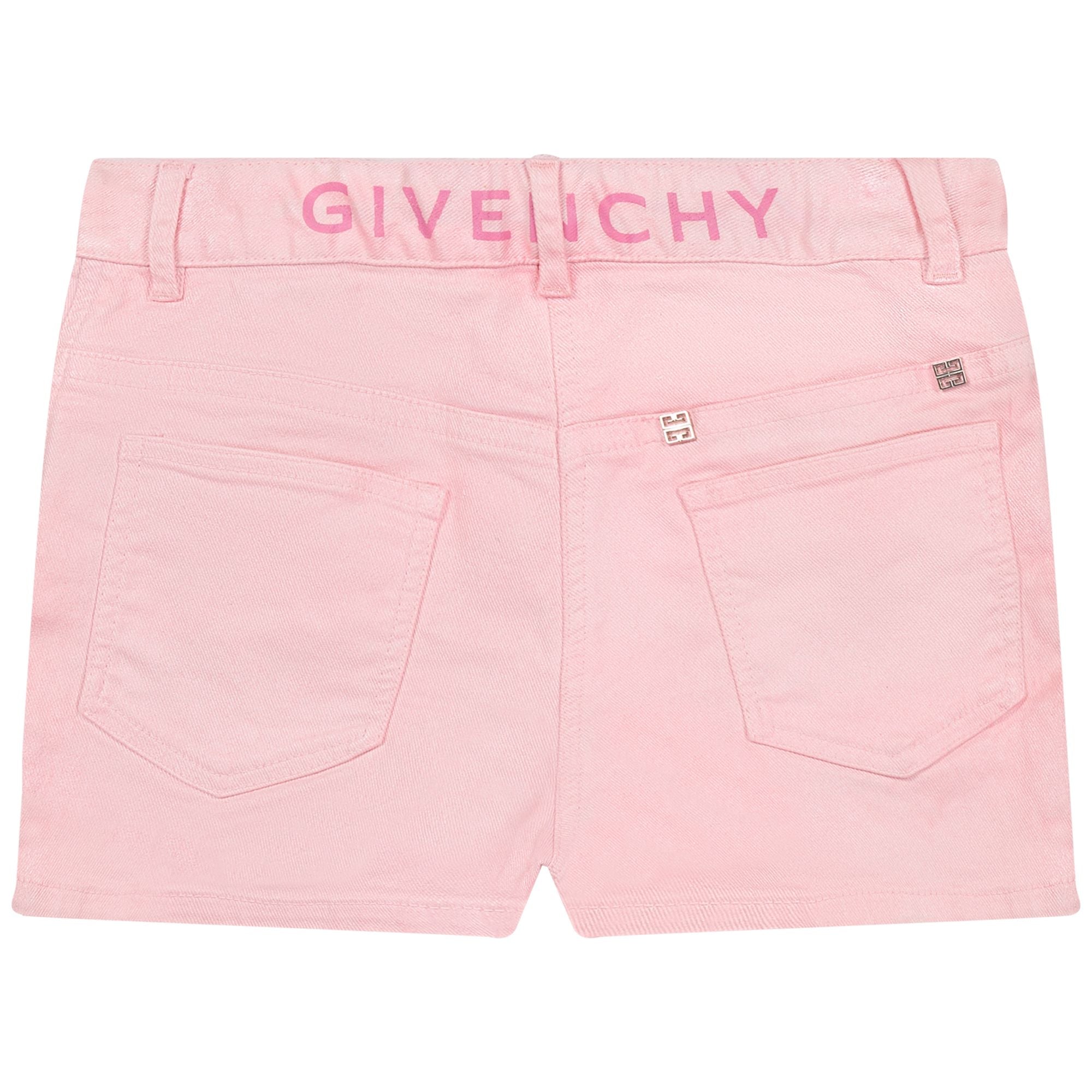Pearly zip shorts - Marshmallow