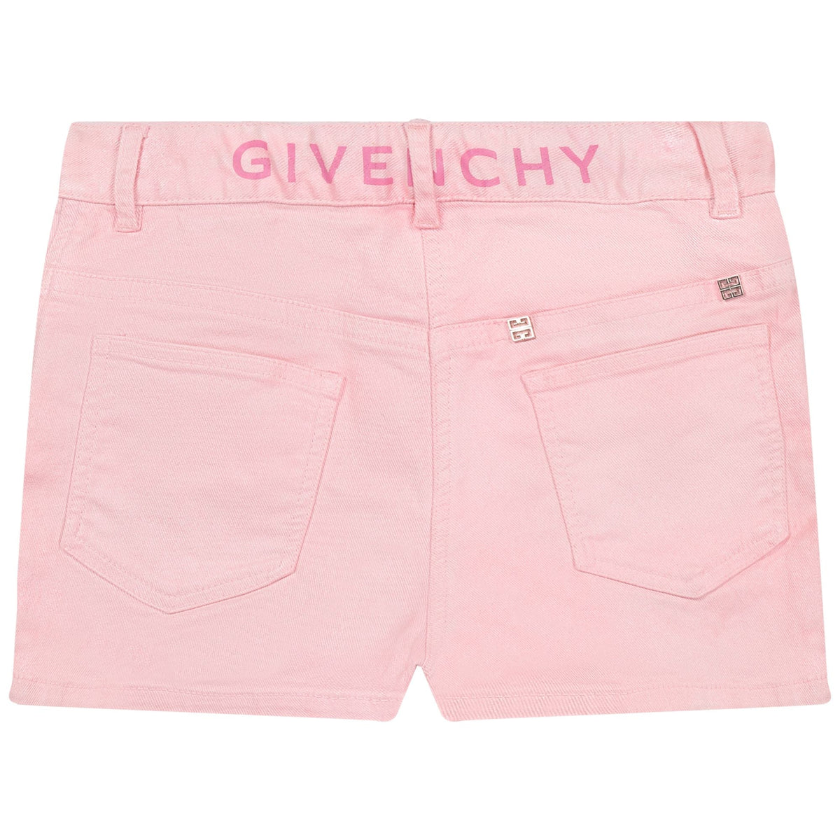 Short zippé à logo - Marshmallow