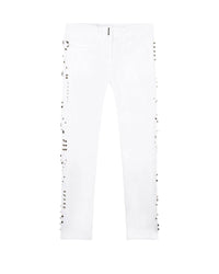 Pantalon à studs - Blanc