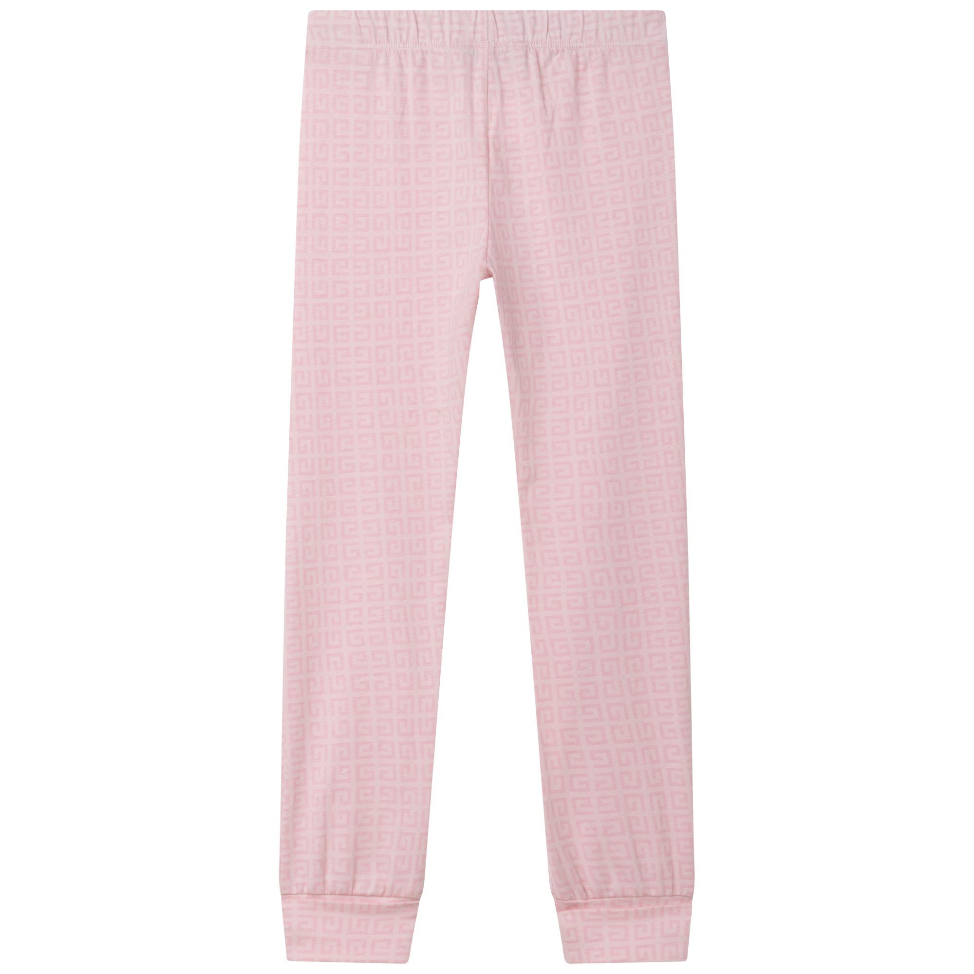 Cotton jacquard legging - Marshmallow