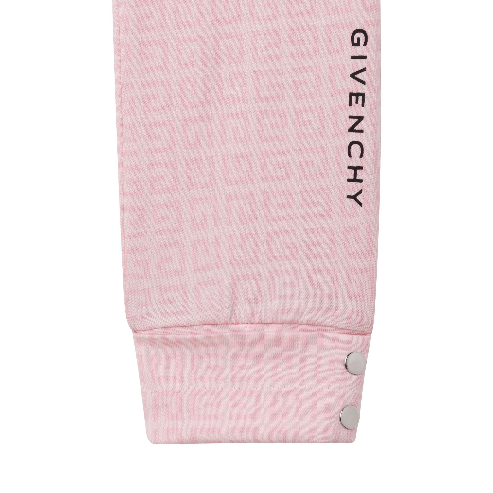 Cotton jacquard legging - Marshmallow