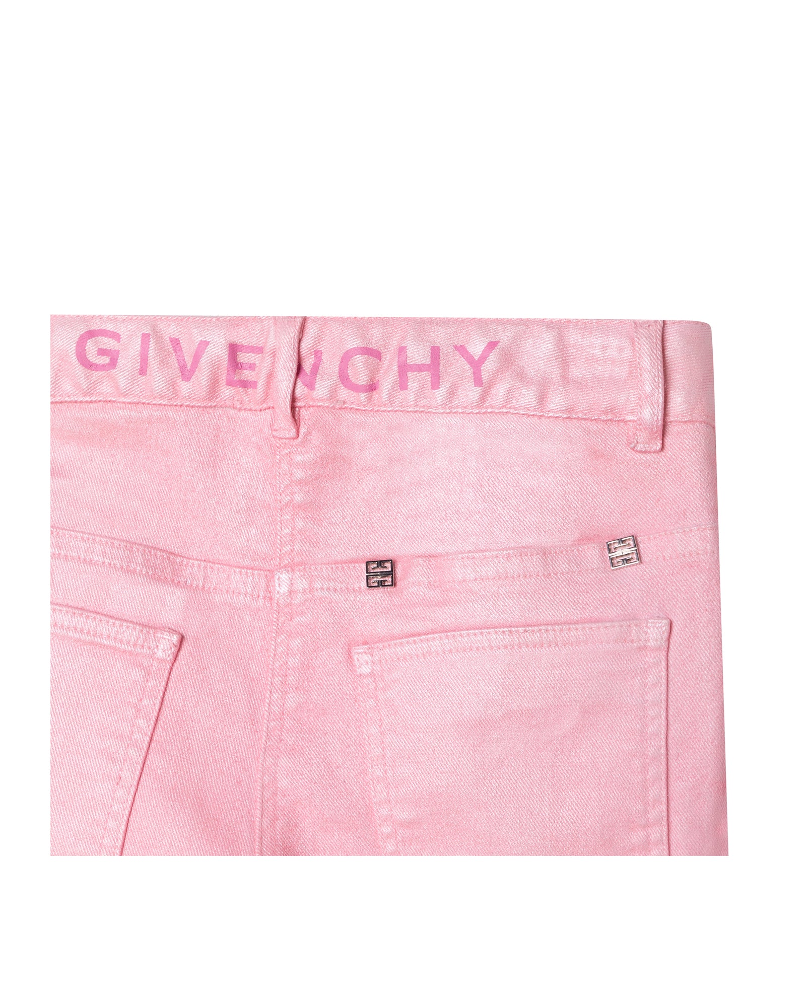 Pantalon en drill ceinturé - Marshmallow