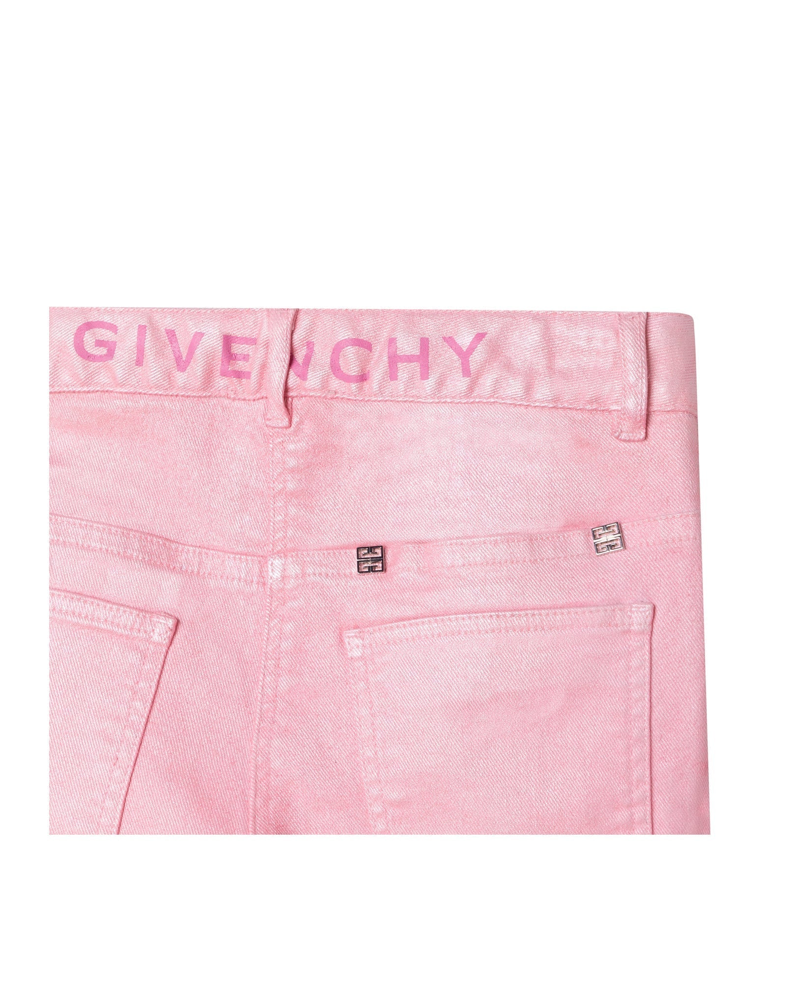 Pantalon en drill ceinturé - Marshmallow