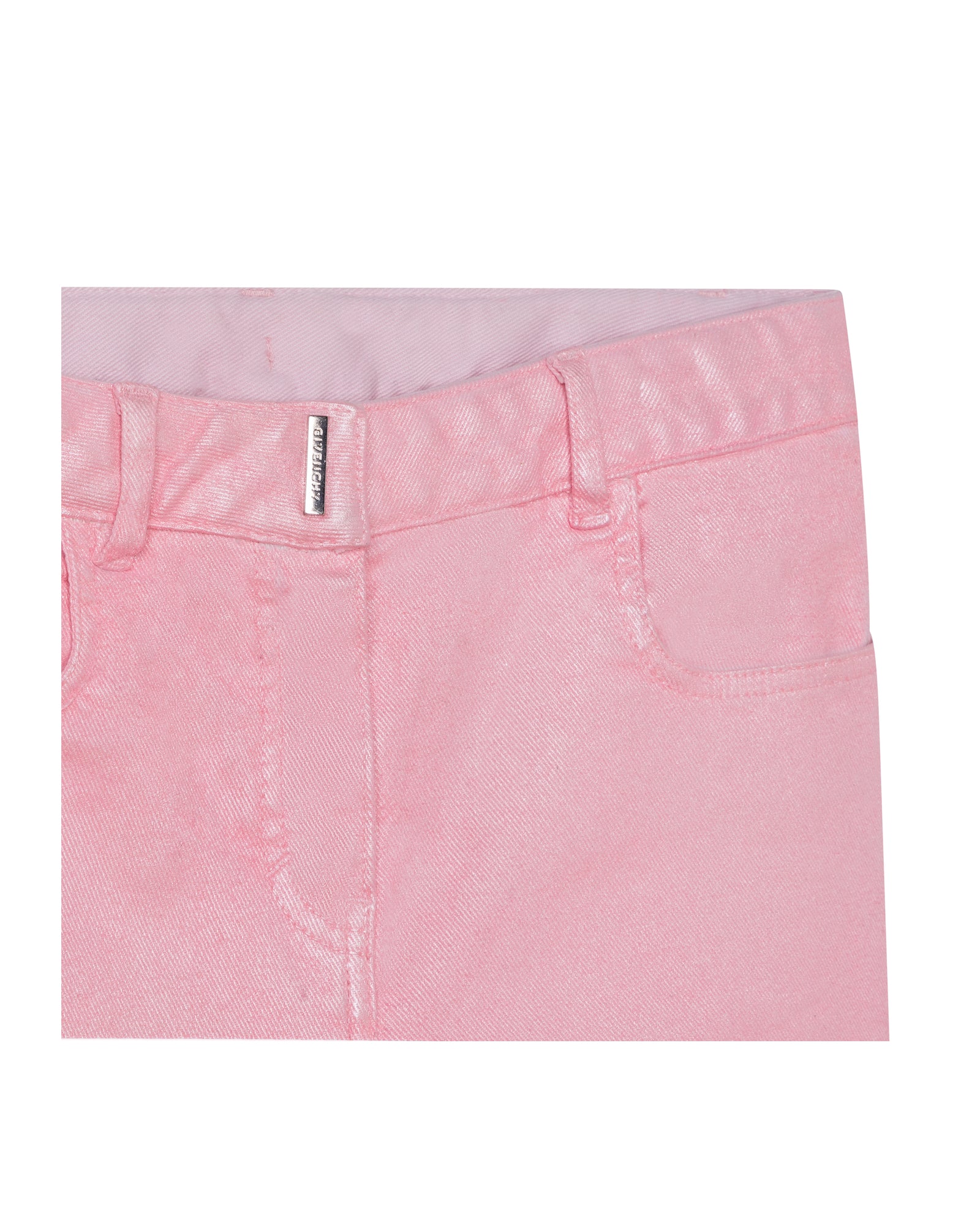 Pantalon en drill ceinturé - Marshmallow
