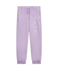 Pantalon en molleton gratté girl - Light Violet