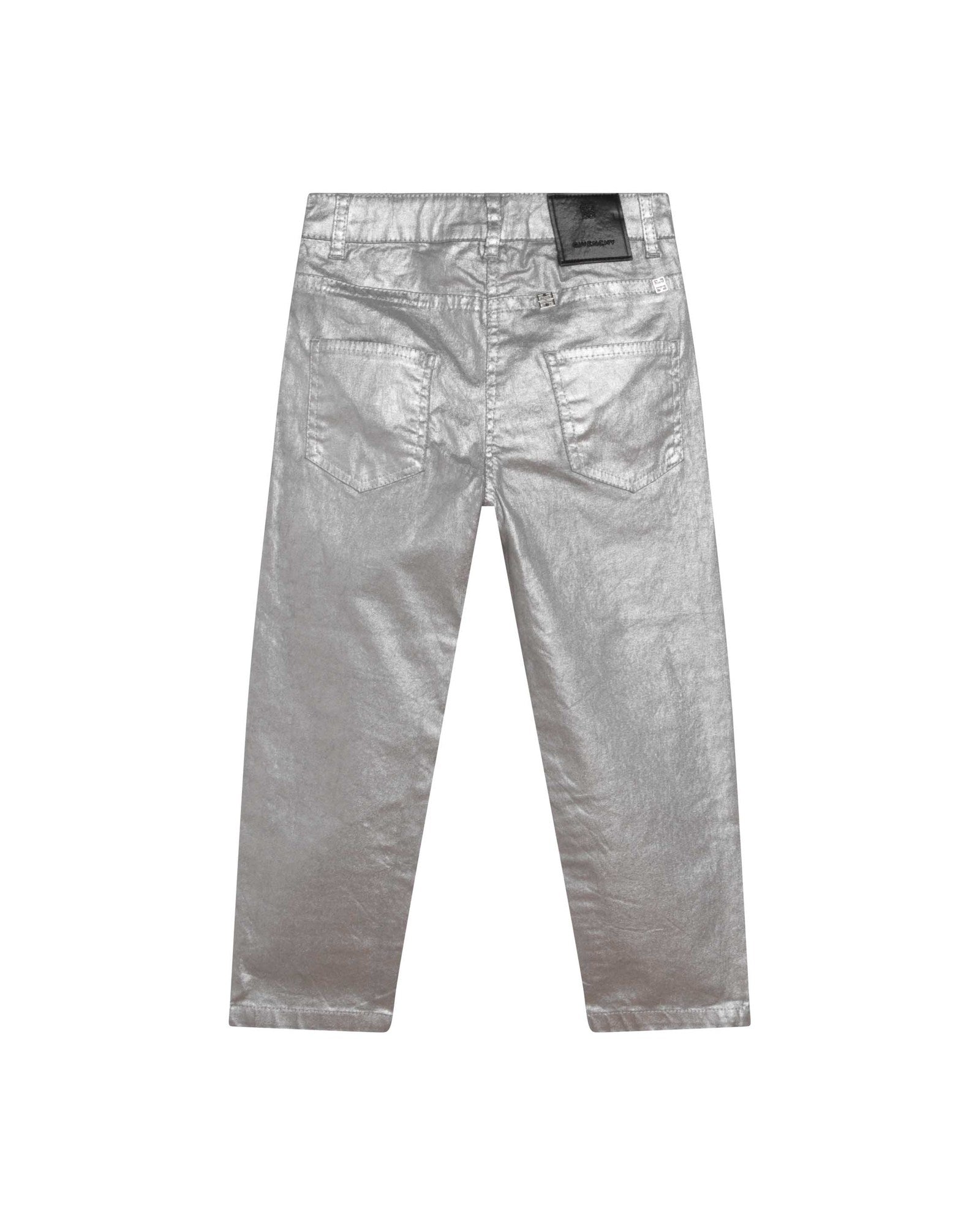 Pantalon en denim pailleté - Silver