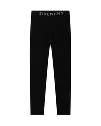 Legging à taille élastique en coton - Black