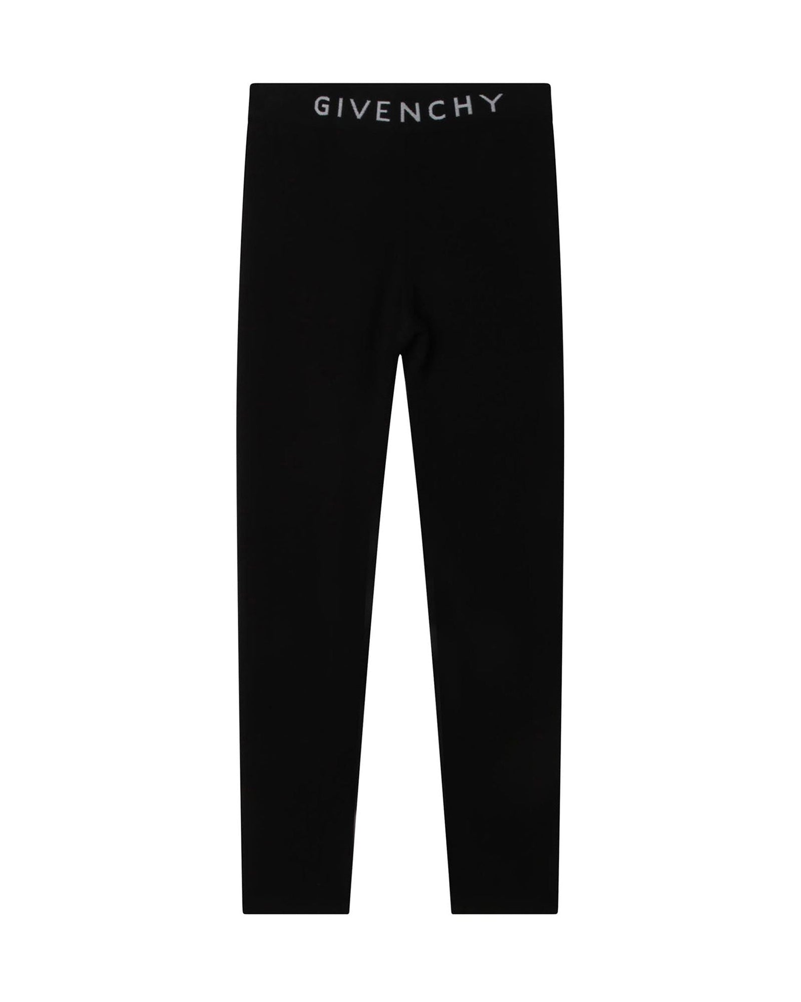 Legging à taille élastique en coton - Black