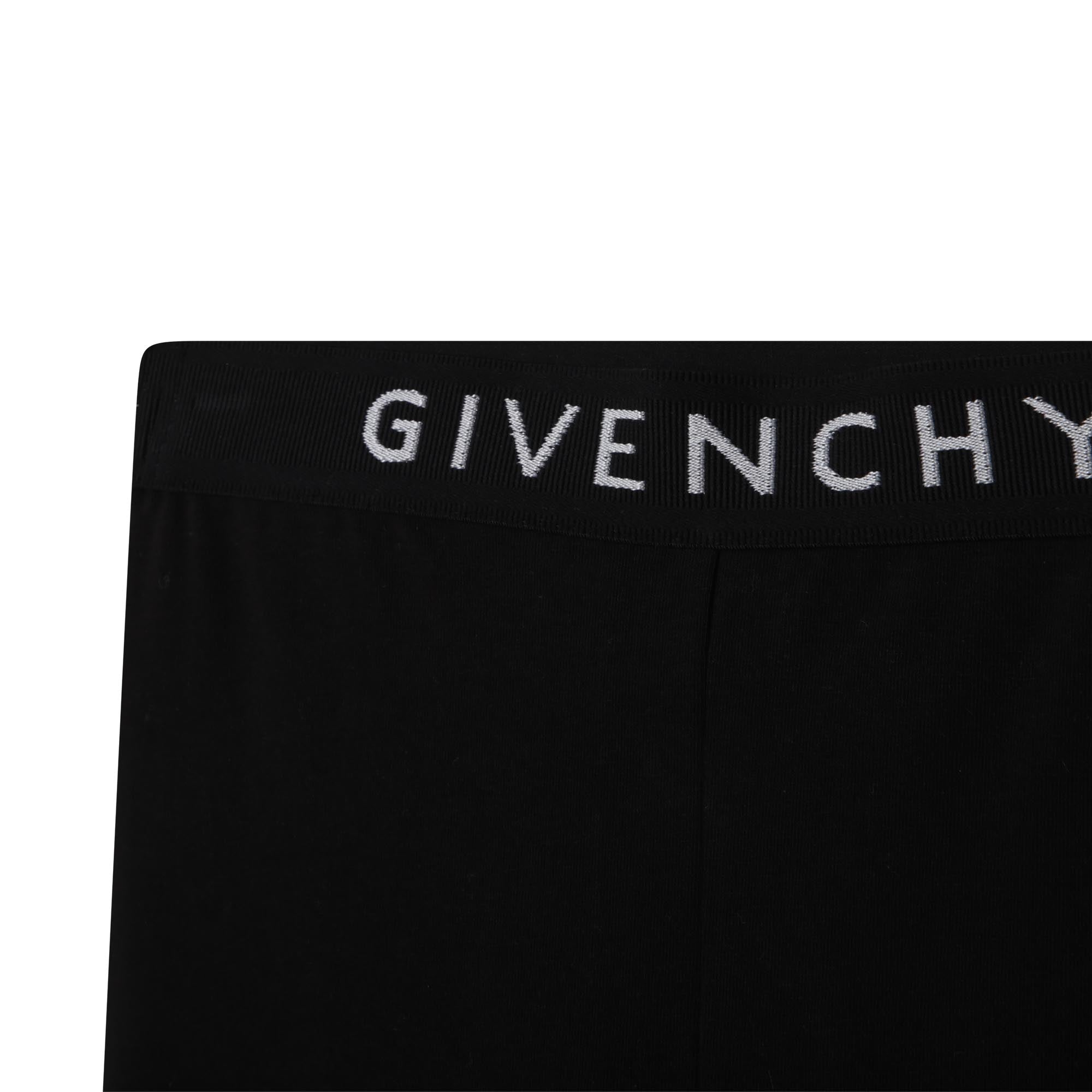 Legging à taille élastique en coton - Black