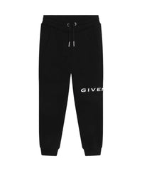 Pantalon taille élastiquée en molleton - Black