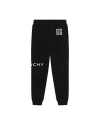 Pantalon taille élastiquée en molleton - Black