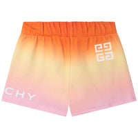 Fleece shorts with gradient print - Unique