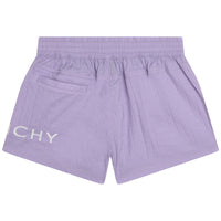 Short en nylon jacquard - Mauve