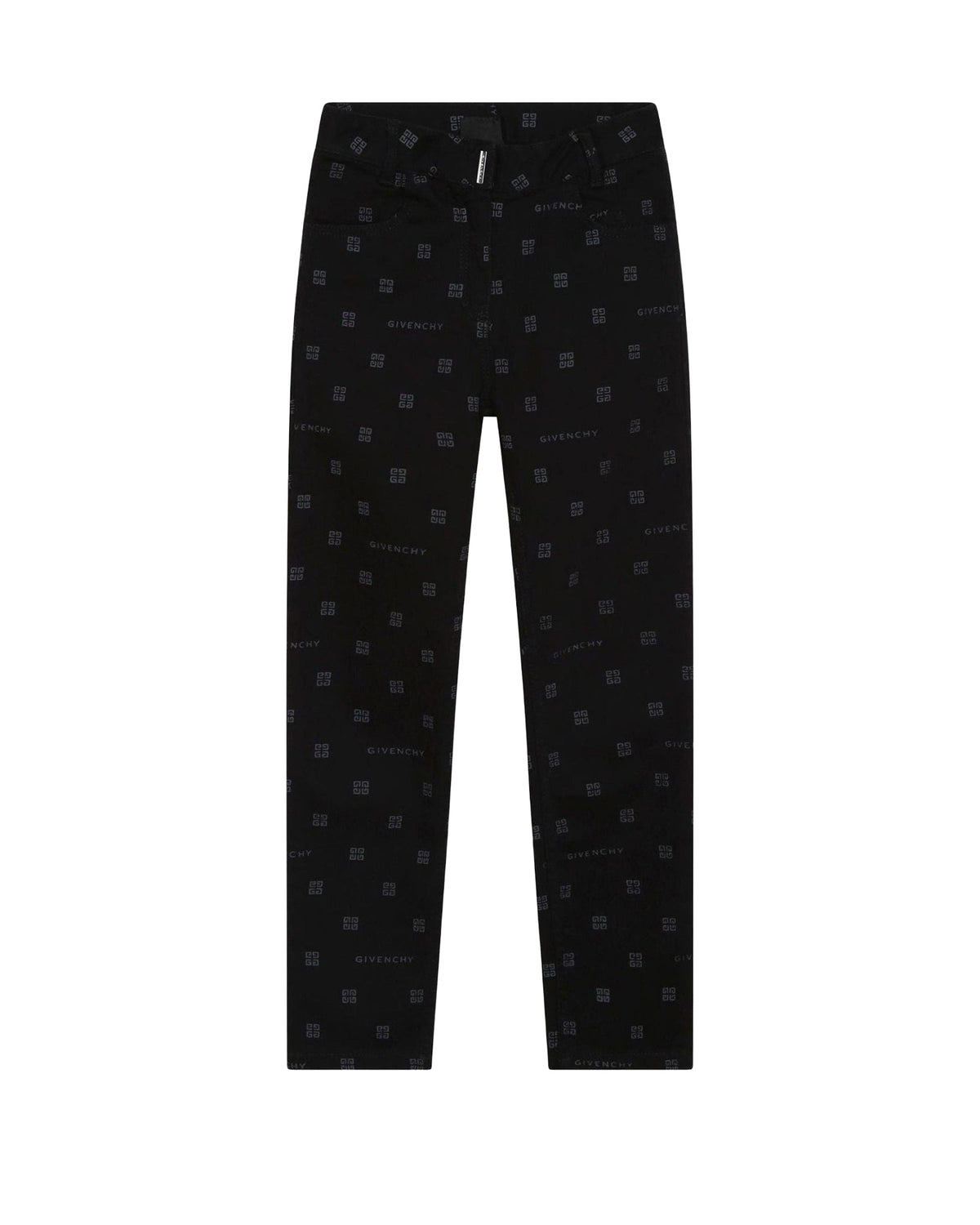 Pantalon denim motifs entièrement - Black