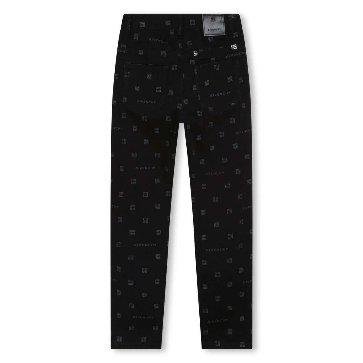 Pantalon denim motifs entièrement - Black