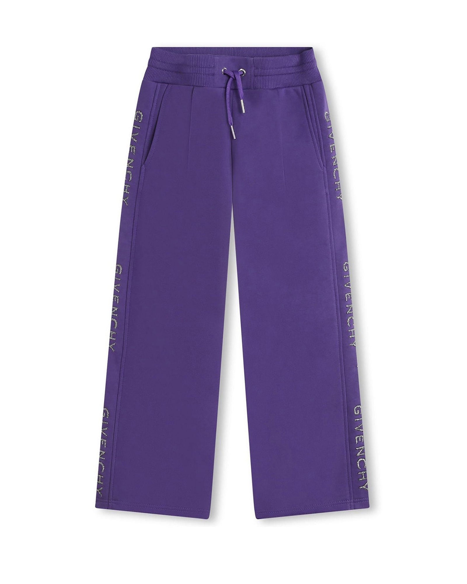 Pantalon large en coton - Dark purple
