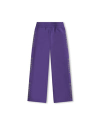 Pantalon large en coton - Dark purple