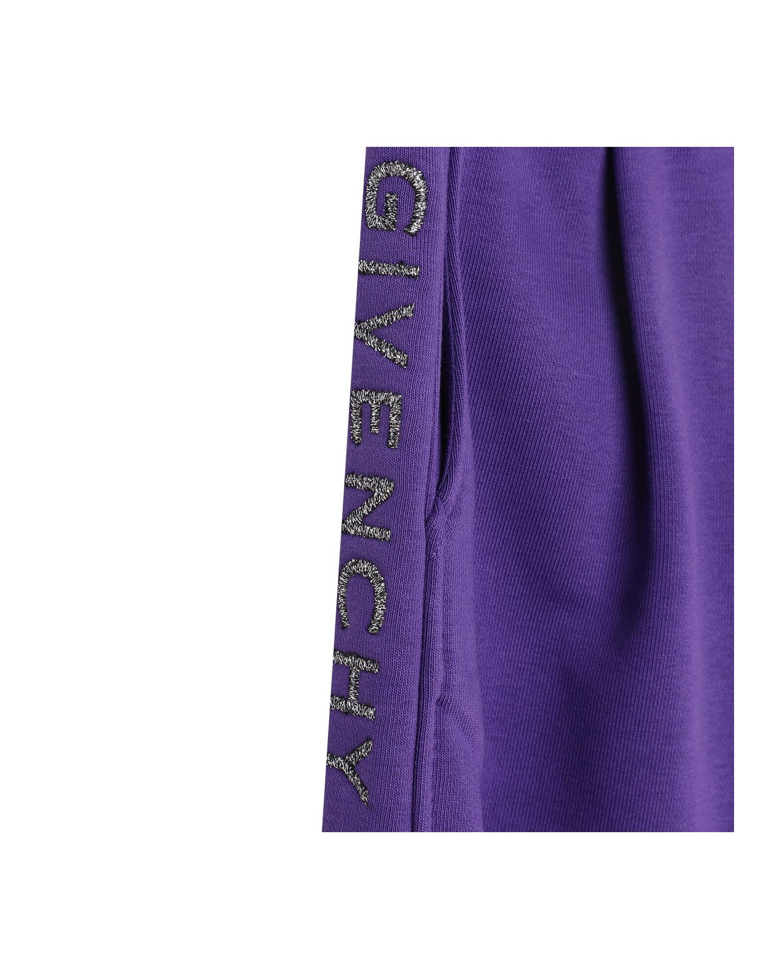 Pantalon large en coton - Dark purple