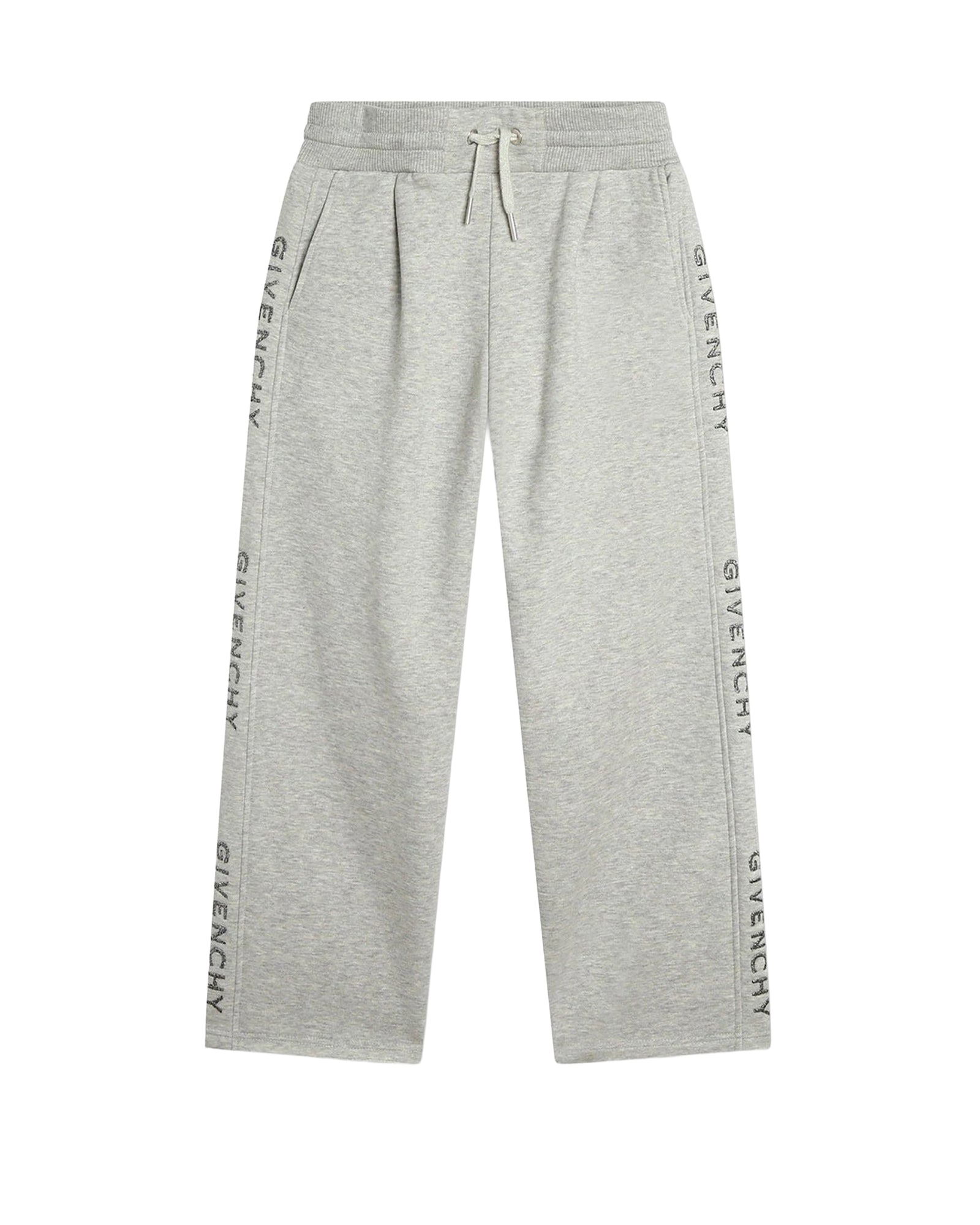 Pantalon large en coton - Gris Chiné