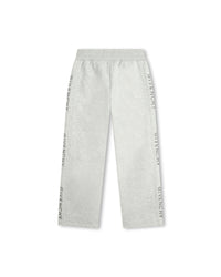 Wide-leg cotton trousers - Heather grey
