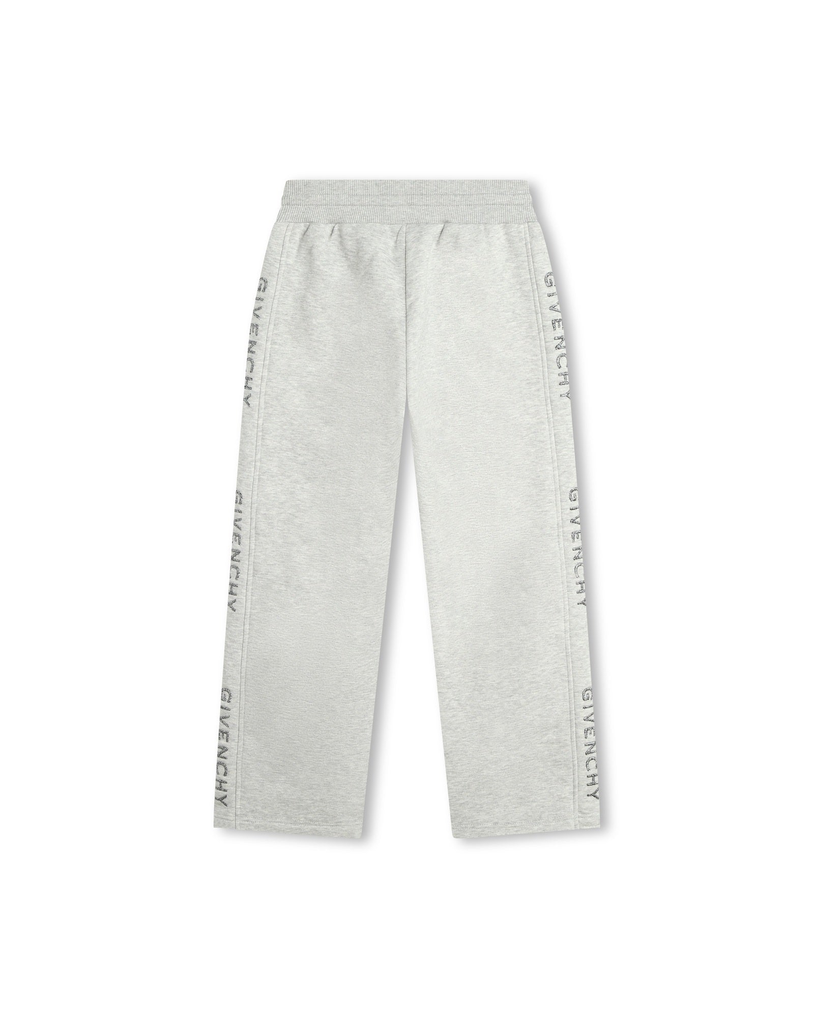 Wide-leg cotton trousers - Heather grey