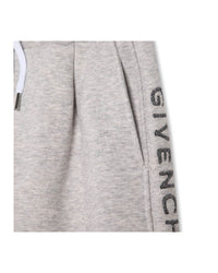 Wide-leg cotton trousers - Heather grey
