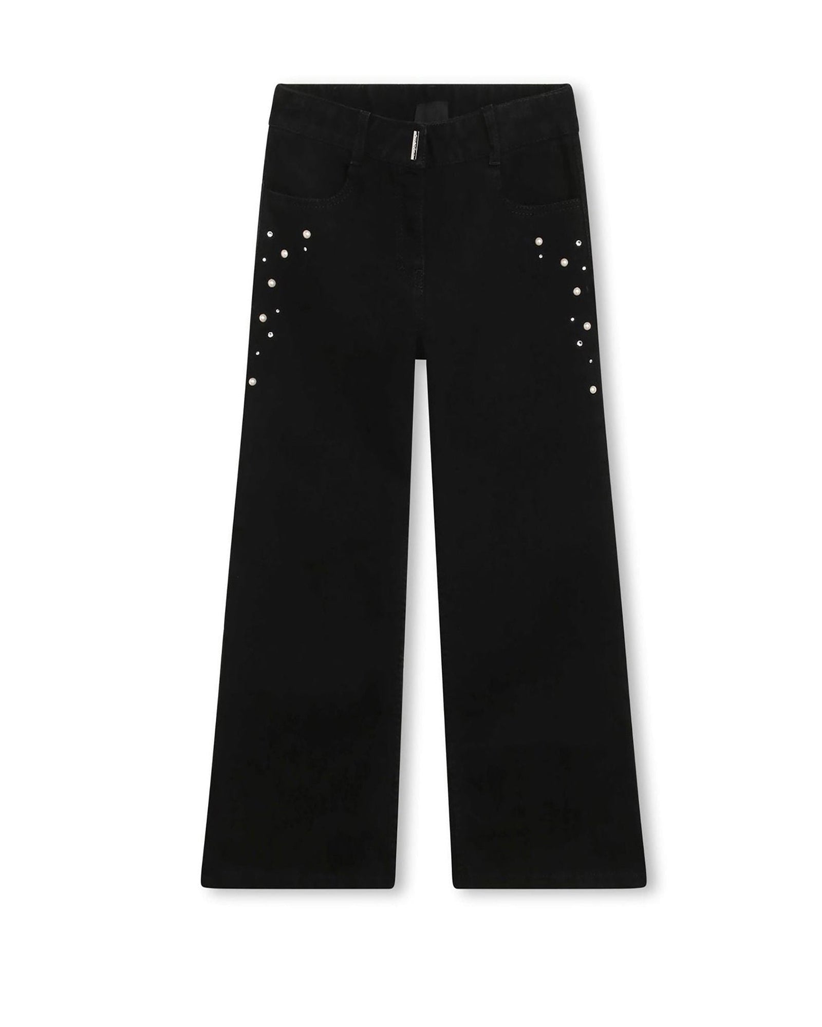 Pantalon large en coton - Denim black