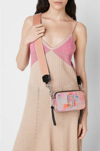 Sac à bandoulière Snapshot en cuir - Nude