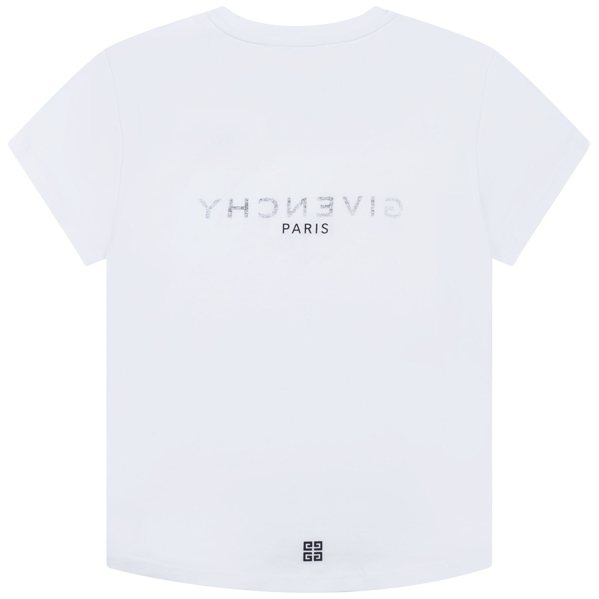 T-Shirt logo en coton - Blanc