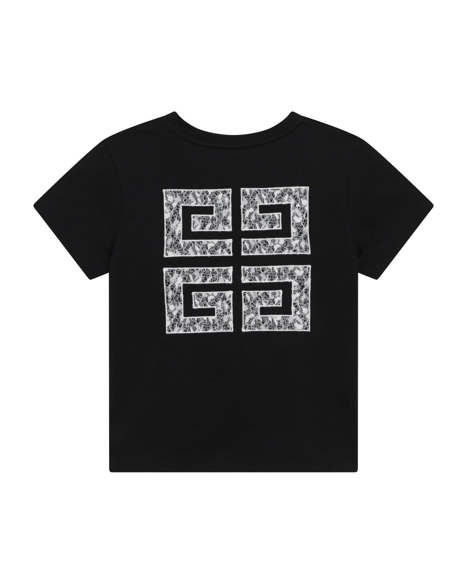 T-shirt with embroidery - Black