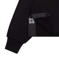 Sweatshirt crooped avec logo - Black
