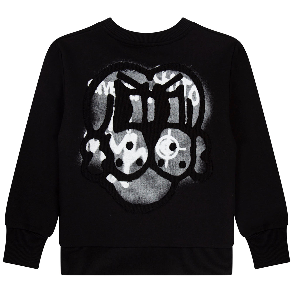 Sweat en coton gratté - Black
