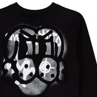 Sweat en coton gratté - Black