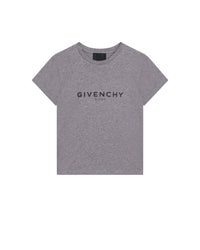 T-shirt à manches courtes en coton - Gris Chiné