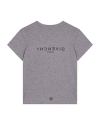 T-shirt à manches courtes en coton - Gris Chiné