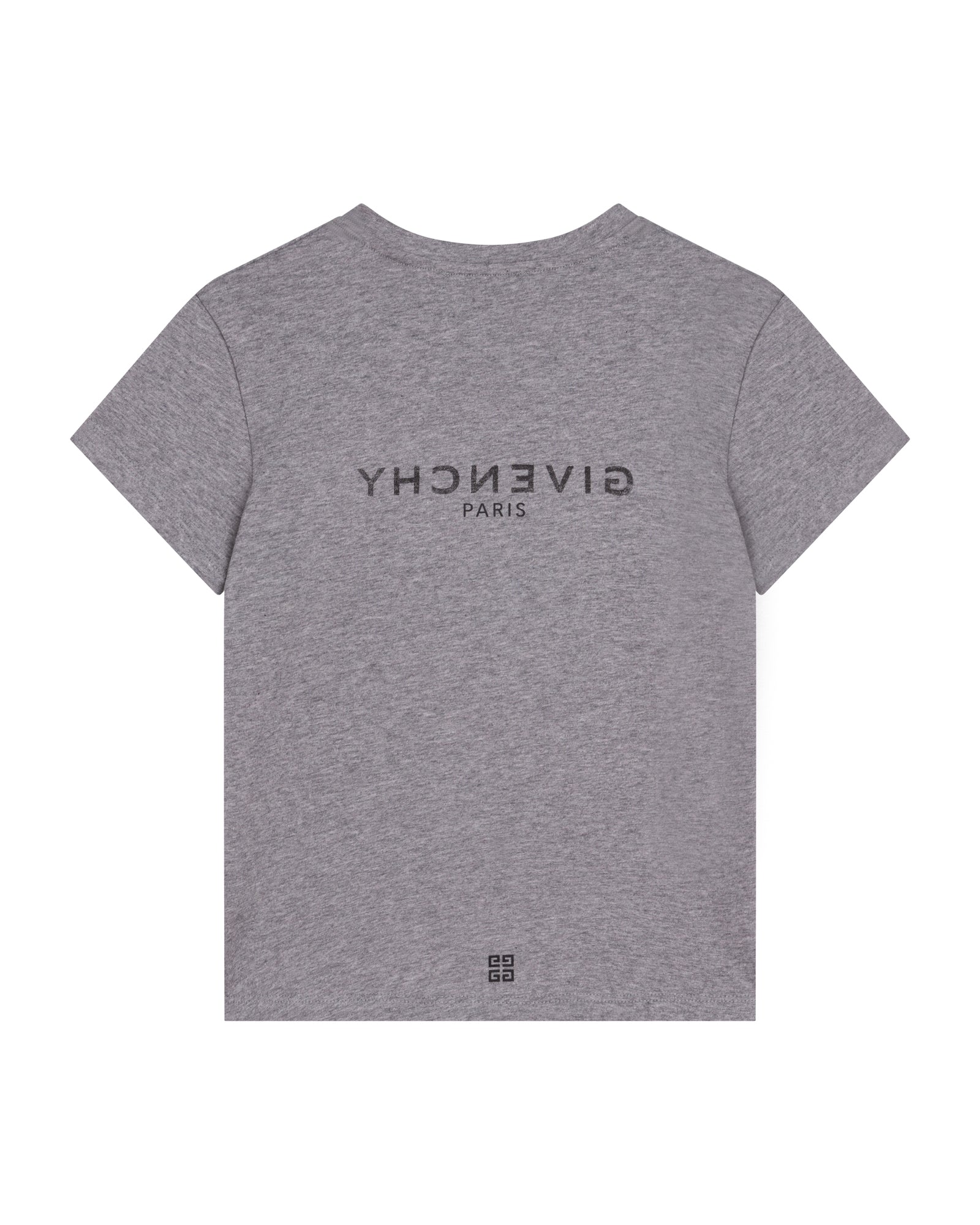 T-shirt à manches courtes en coton - Gris Chiné