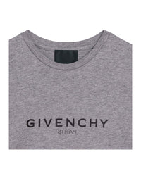 T-shirt à manches courtes en coton - Gris Chiné