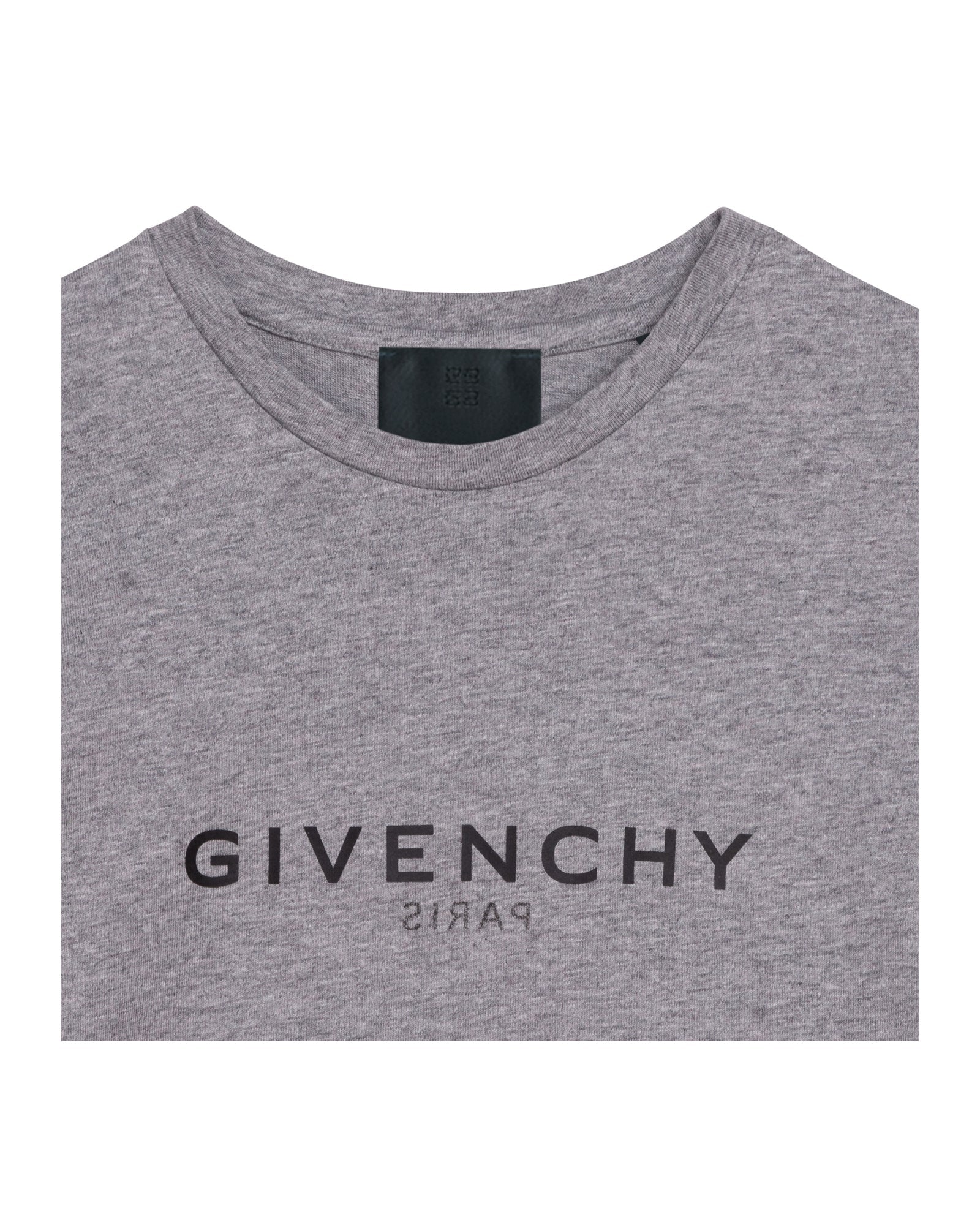 T-shirt à manches courtes en coton - Gris Chiné