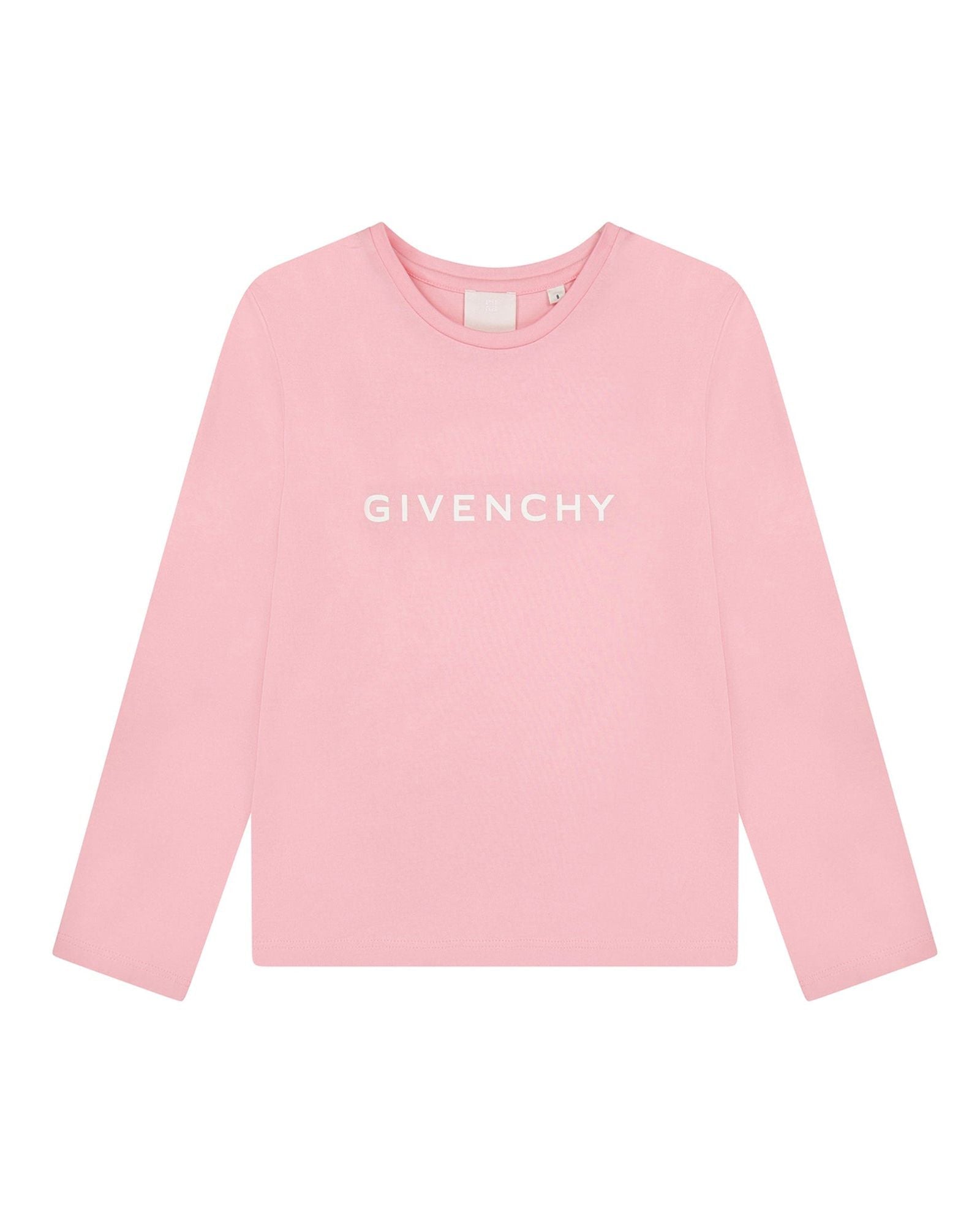 T-shirt manches longues impression 4G - Hortensia
