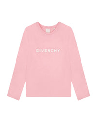 Printed long-sleeved T-shirt - Hydrangea