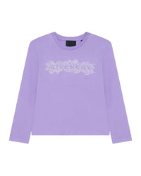 T-shirt à broderie - Light Violet