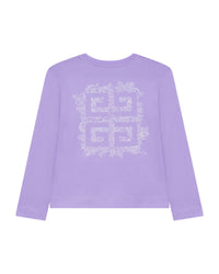 Embroidered T-shirt - Light Violet