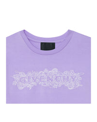 Embroidered T-shirt - Light Violet