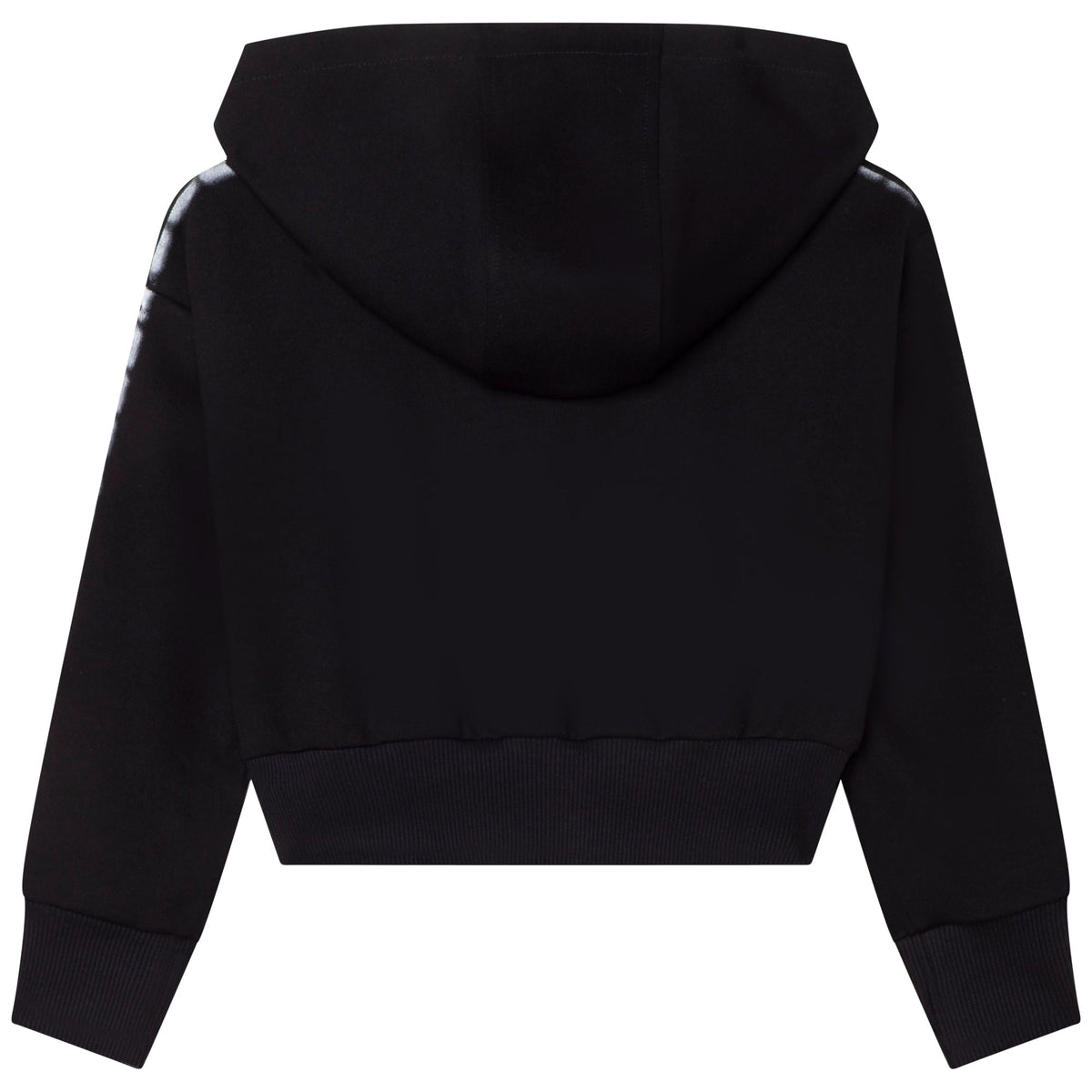 Cardigan à capuche en maille milano - Black