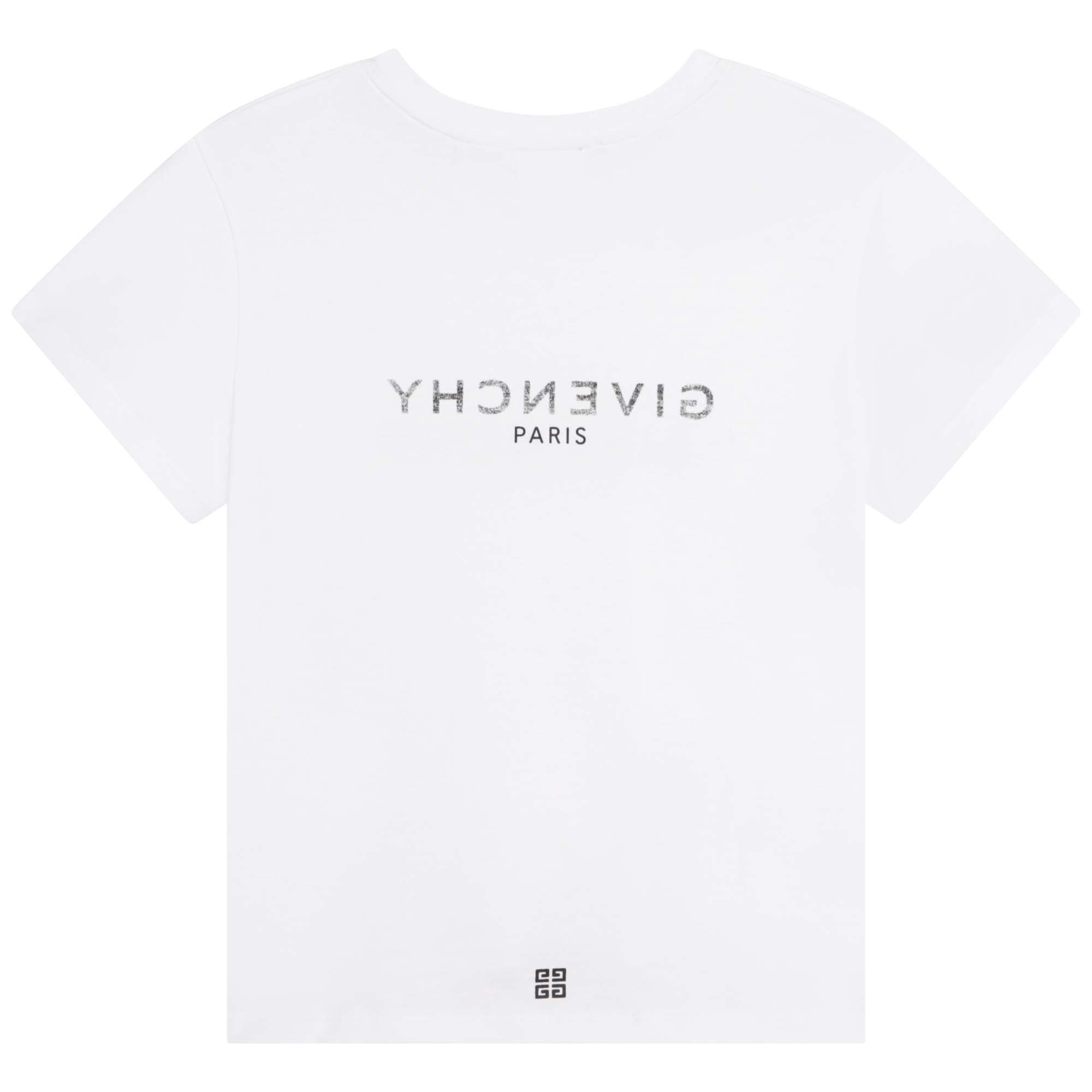 T-shirt jersey à manches courtes - Blanc