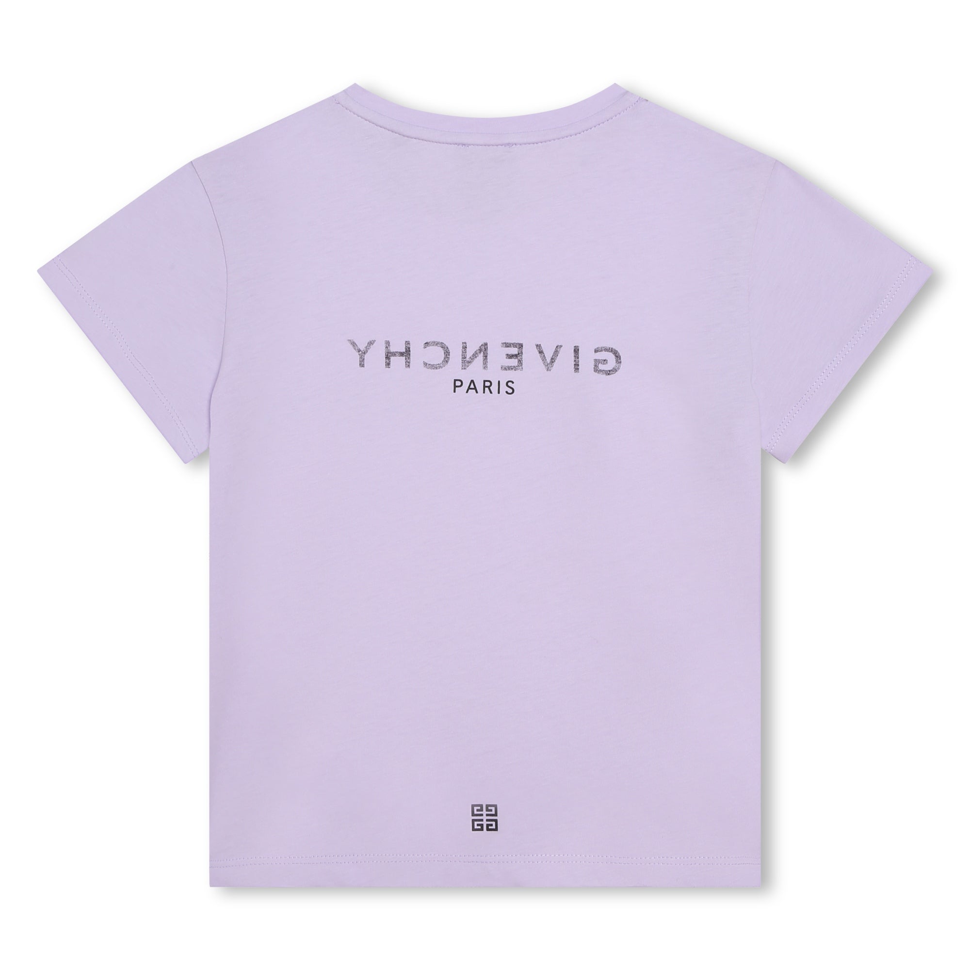 T-shirt jersey à manches courtes en coton - Mauve